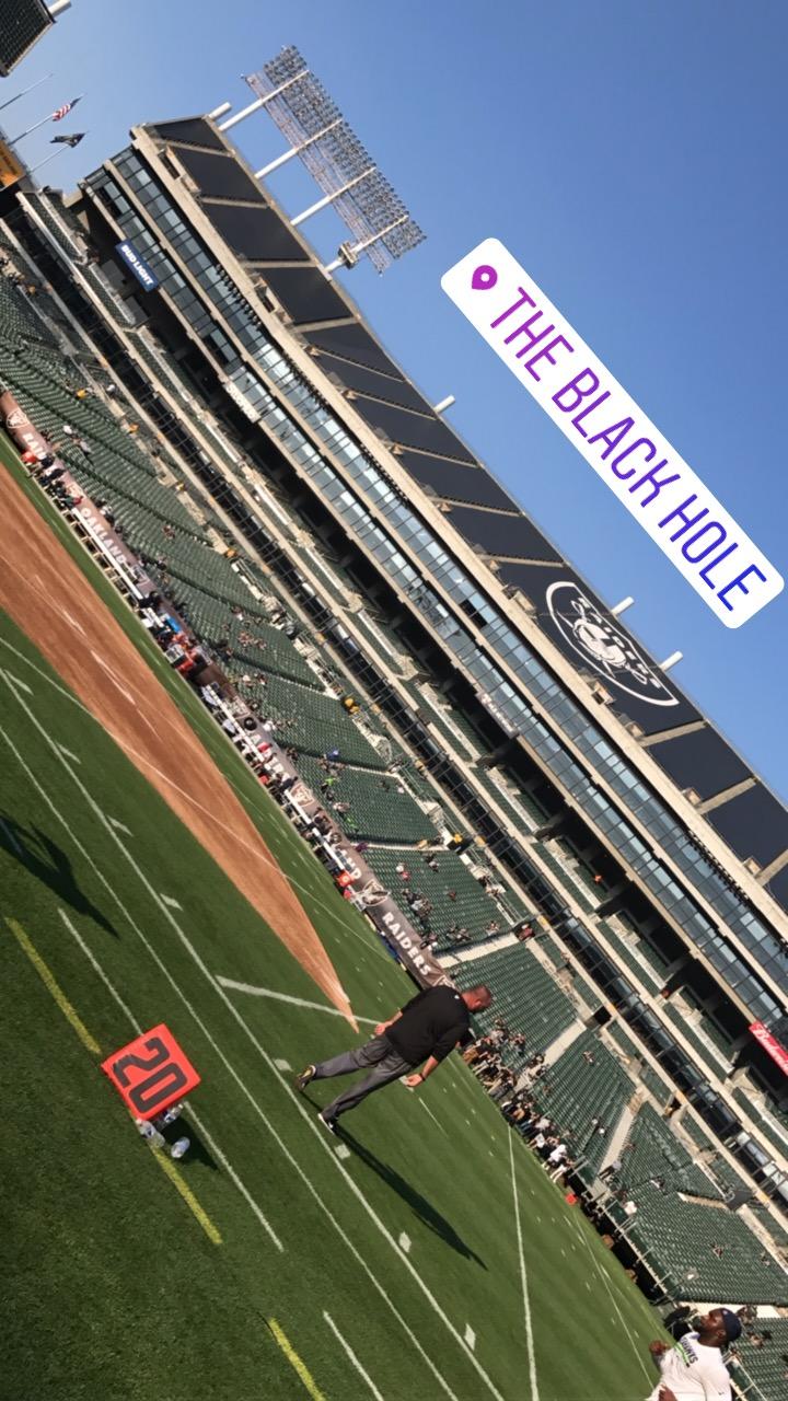 Photo from Oakland Coliseum