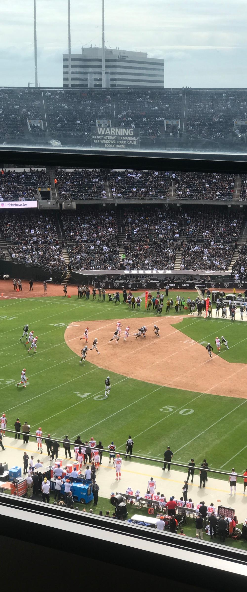 Photo from Oakland Coliseum