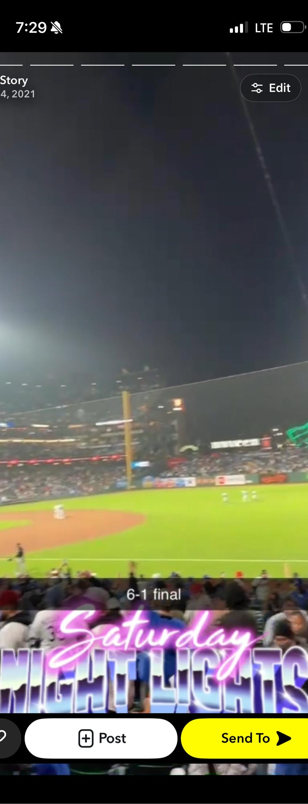 Photo from Oracle Park