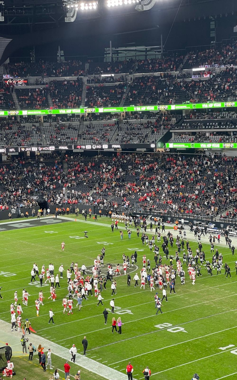 Great game even though raiders lost
