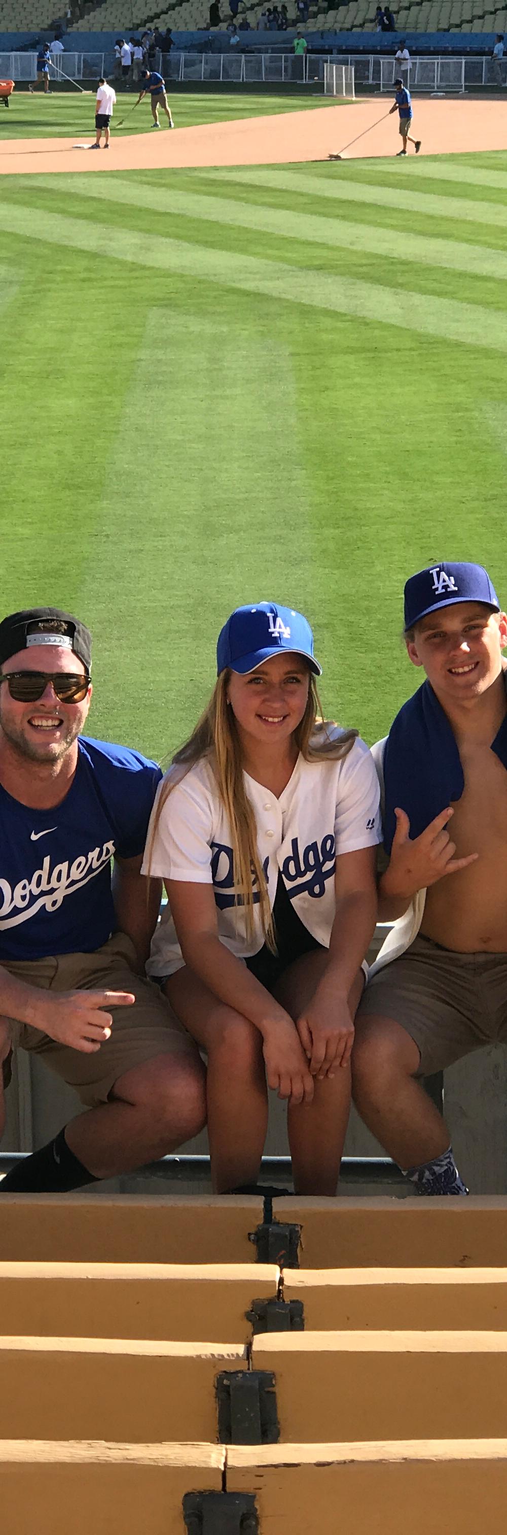 summer night at dodger stadium, cant beat it